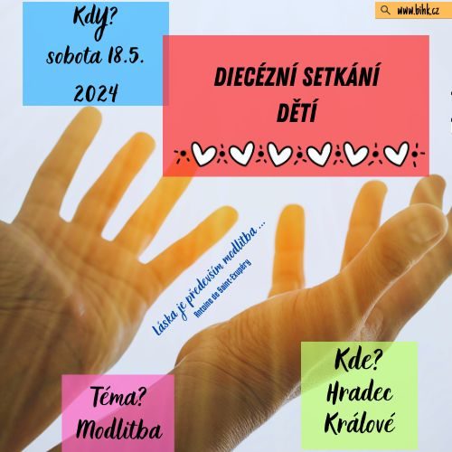 Diecézní setkání dětí Hradec Králové 2024