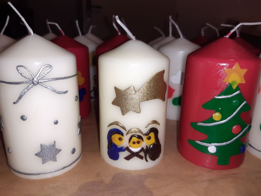 Misijní jarmark svíčky