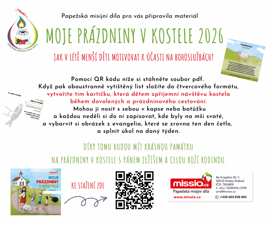 Moje prázdniny v kostele 2026